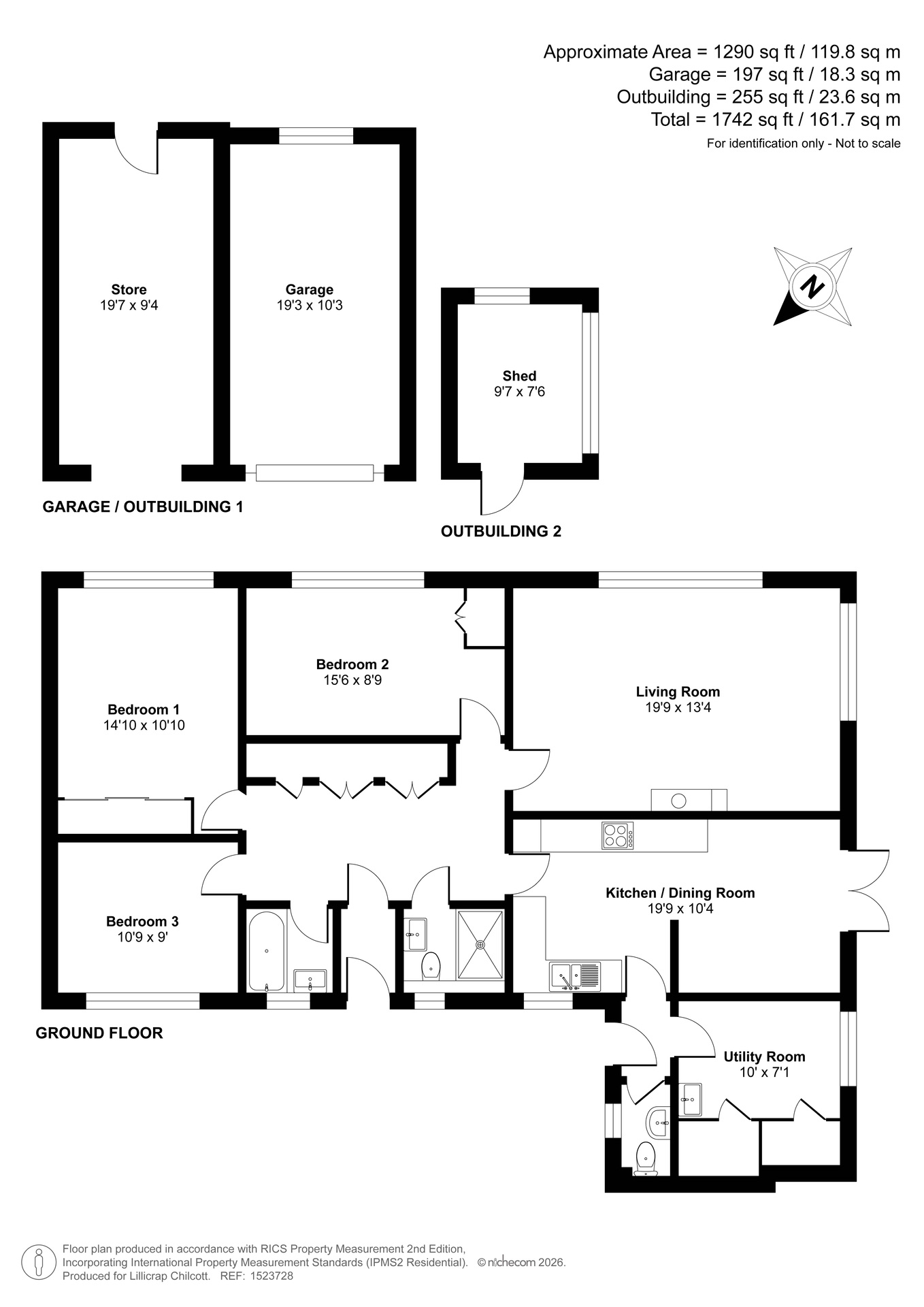 Hill House, Penzance floorplan