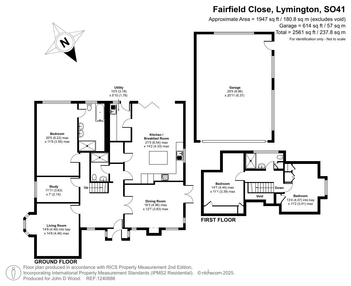 17, Fairfield Close, Hampshire floorplan