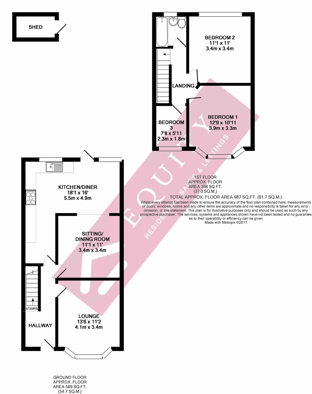28, Falcon Crescent, Enfield floorplan