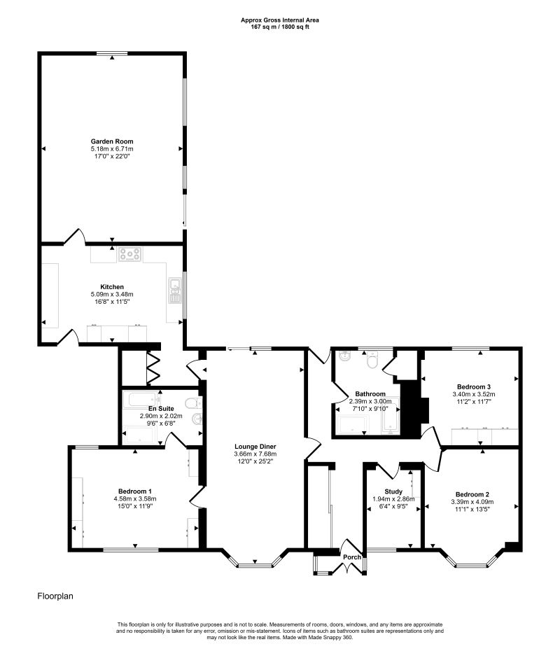 64, Pondcroft Road, Knebworth floorplan