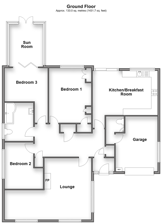 Garden Close, Hayling Island floorplan