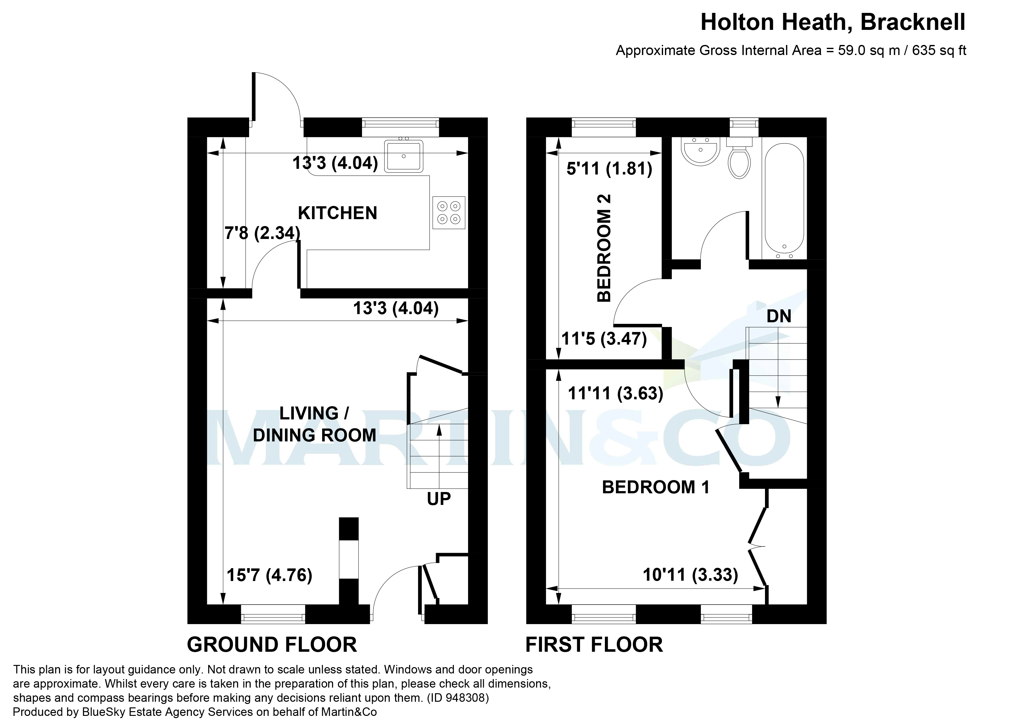 8, Holton Heath, Bracknell floorplan