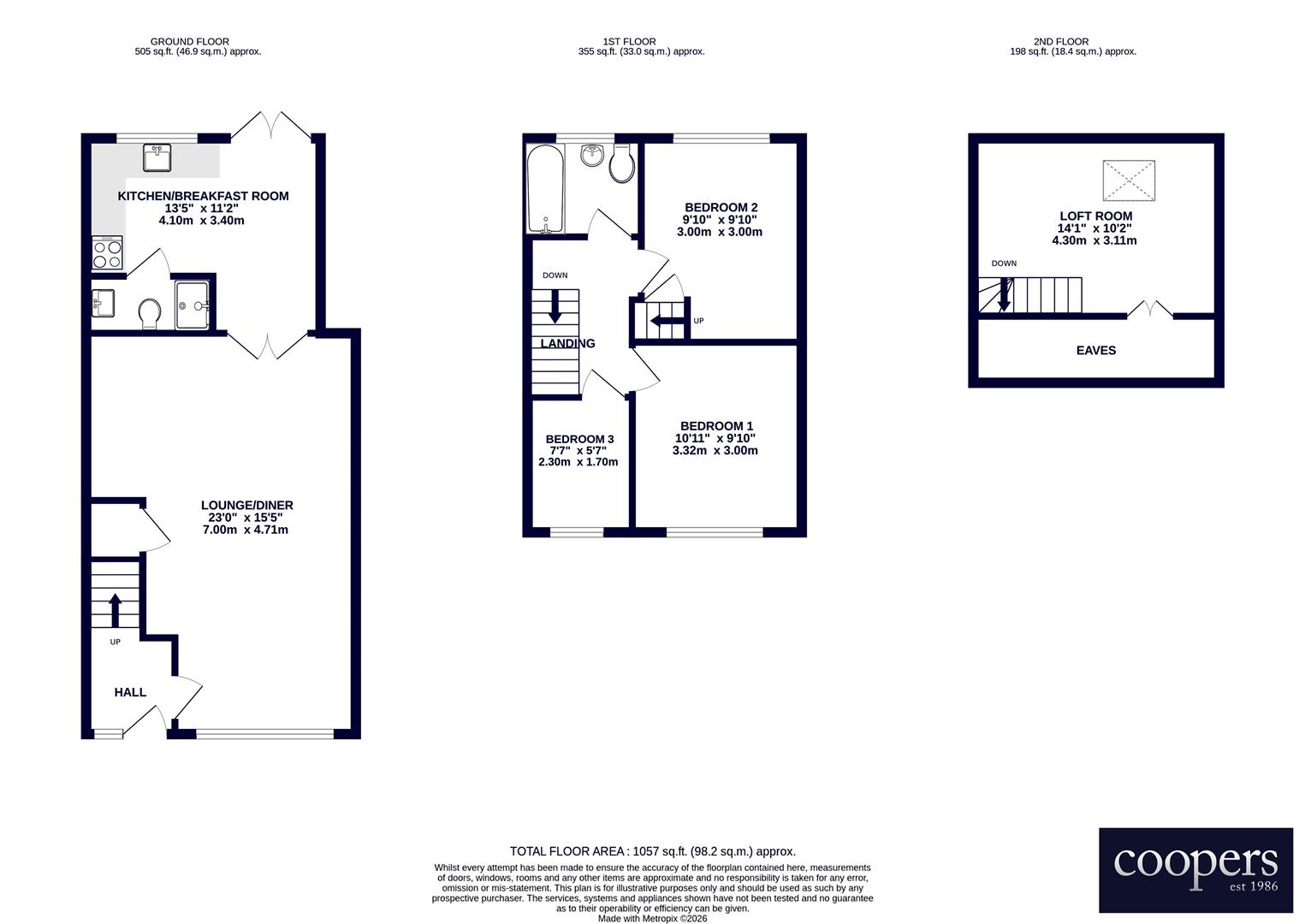3, Mill Close, West Drayton floorplan