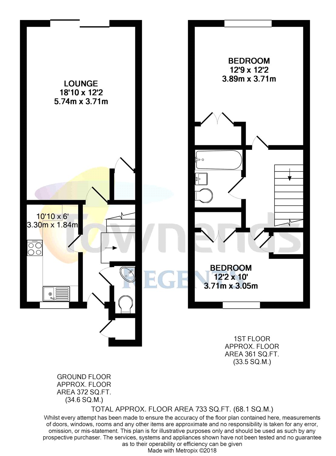 2 Bedrooms Terraced house for sale in Bond Street, Englefield Green, Surrey TW20