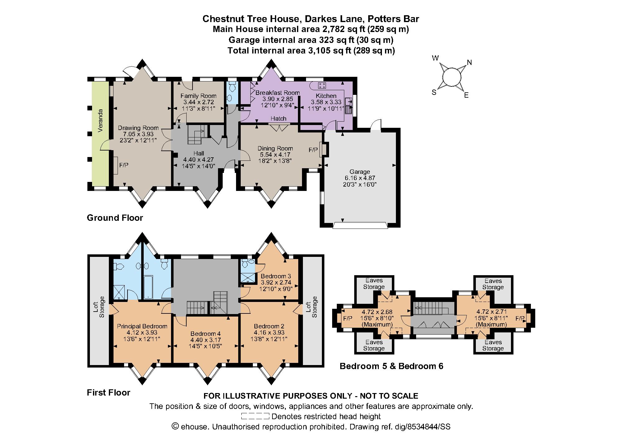 Darkes Lane, Potters Bar, Hertfordshire EN6, 6 bedroom detached house