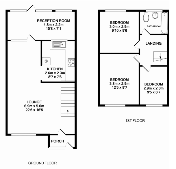 66, Whinfell Way, Gravesend floorplan