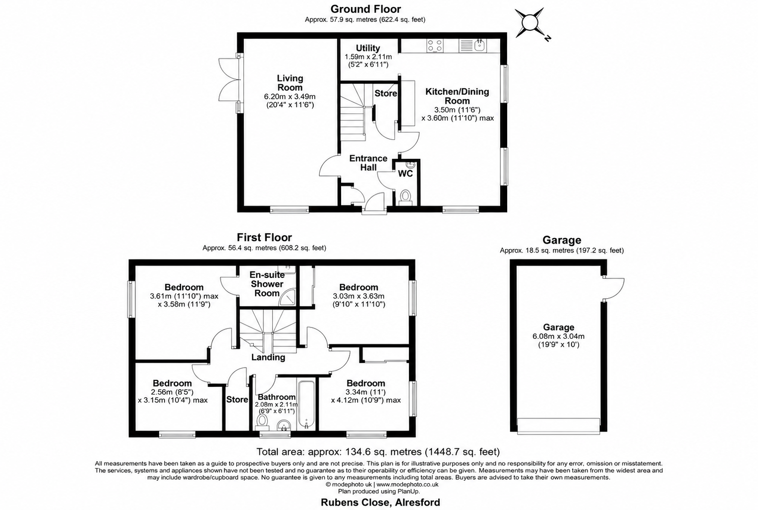 6, Rubens Close, Colchester floorplan
