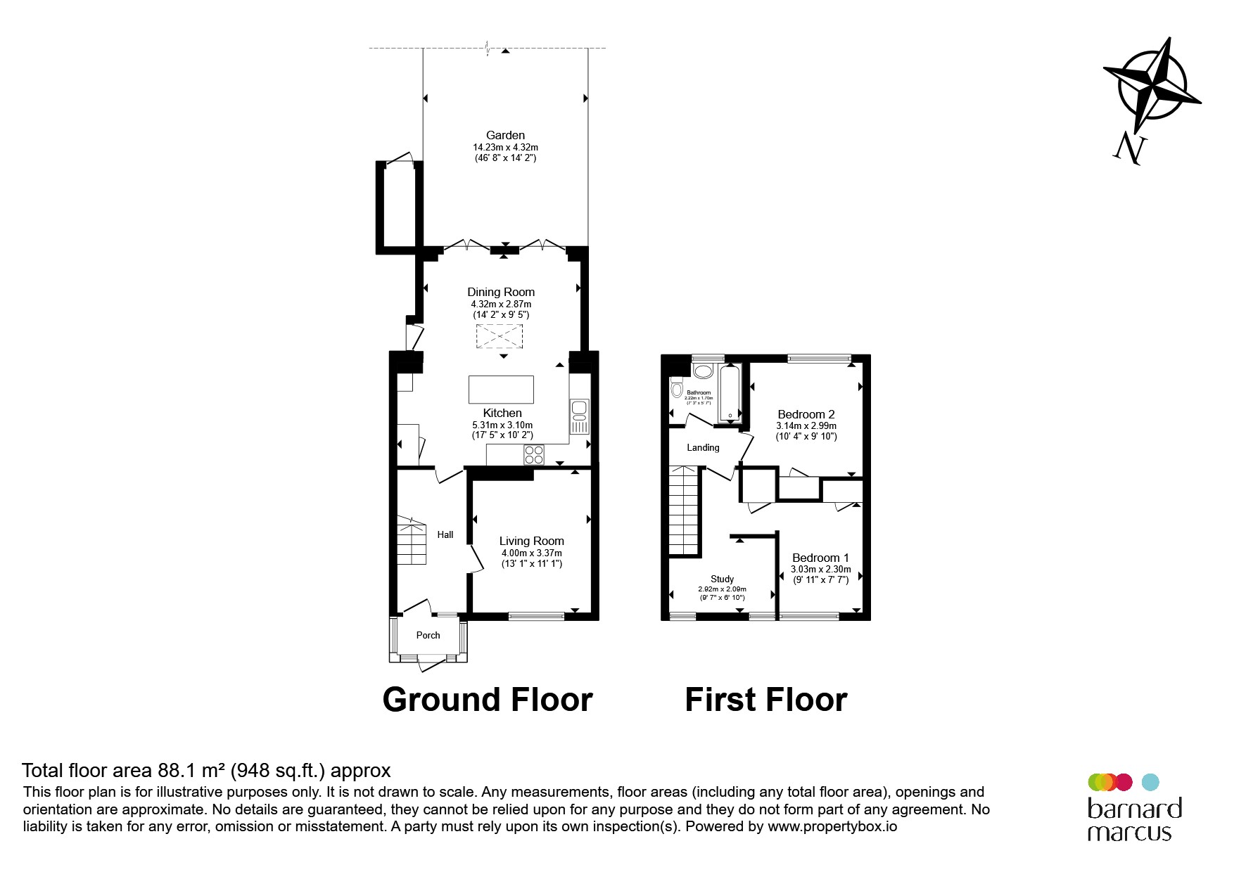 8, Fountains Avenue, FELTHAM floorplan