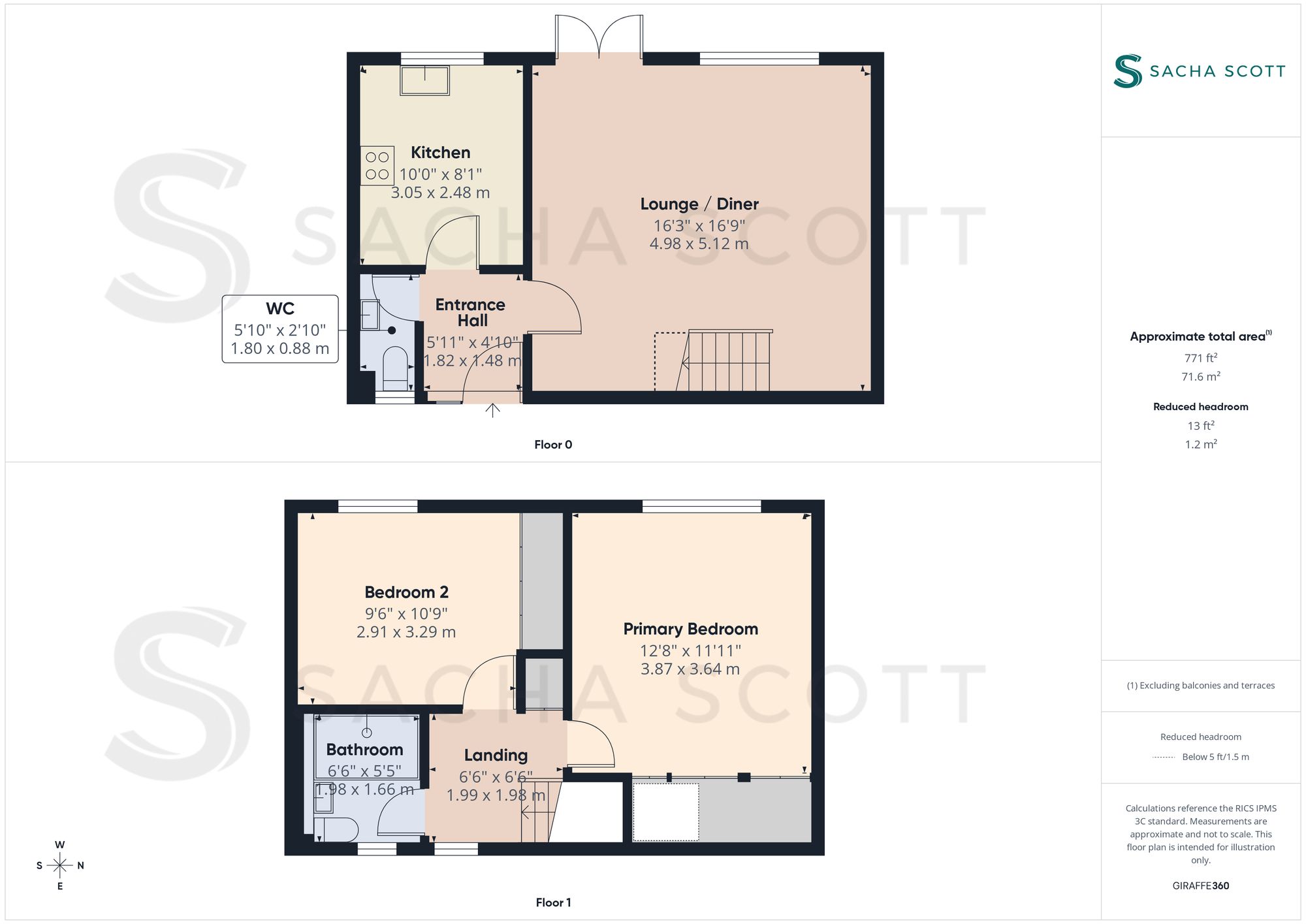 14 Lower Dunnymans, Banstead floorplan