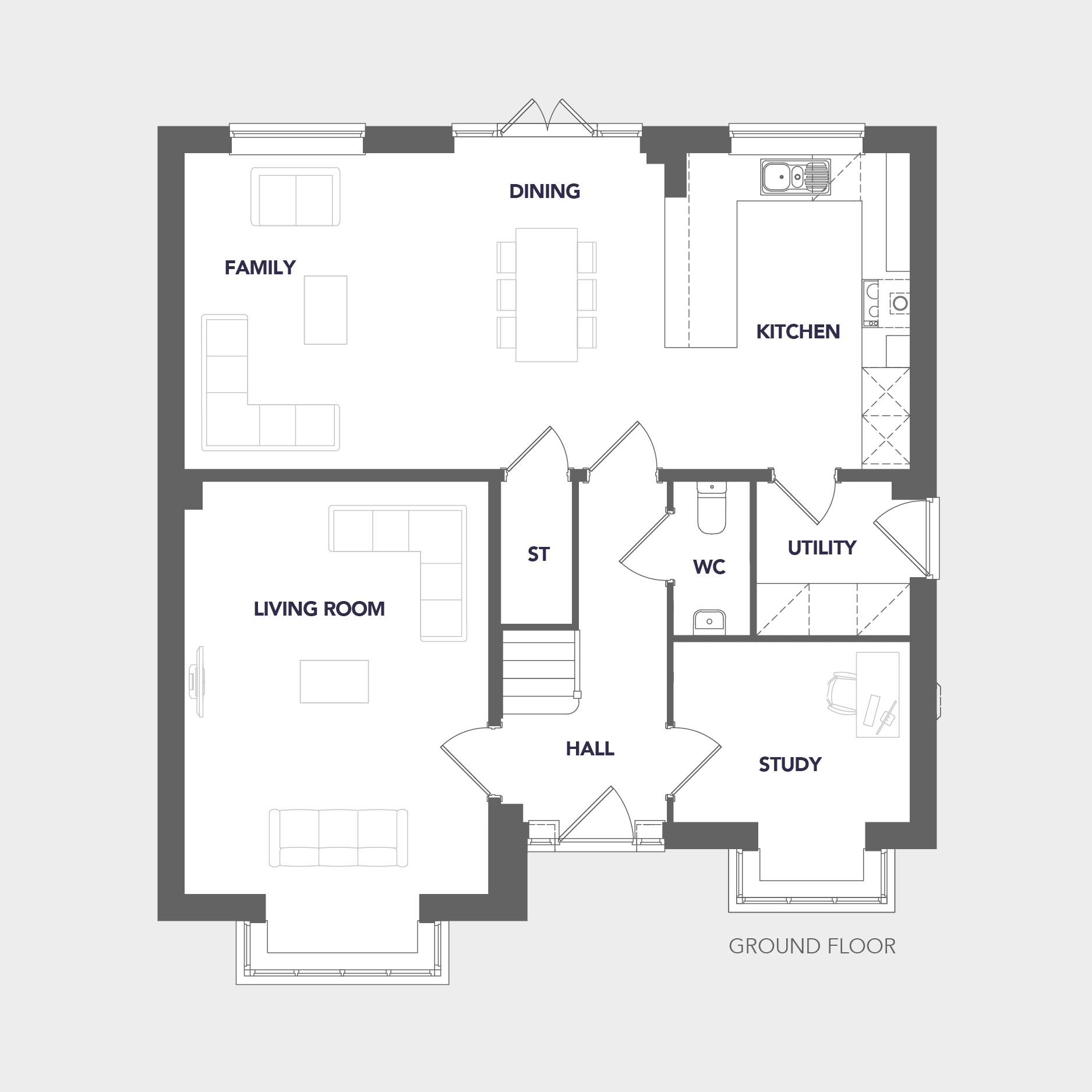 No. 22 The Grange, Cheltenham floorplan