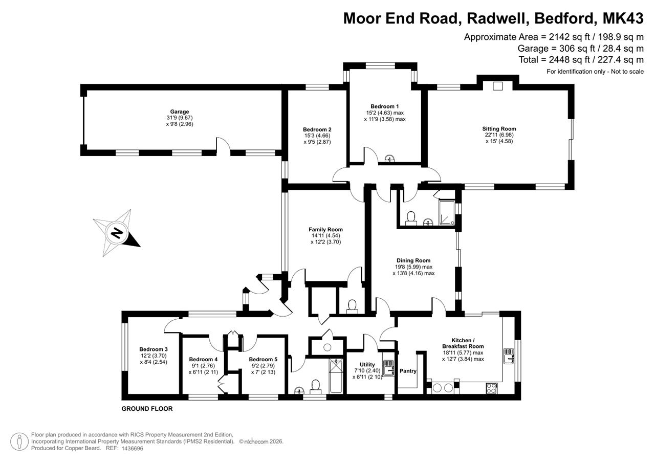 Camerota, Moor End Road, Radwell floorplan