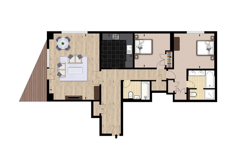 Flat 15, Westferry Circus, Canary Wharf, London E14 8RW, London floorplan