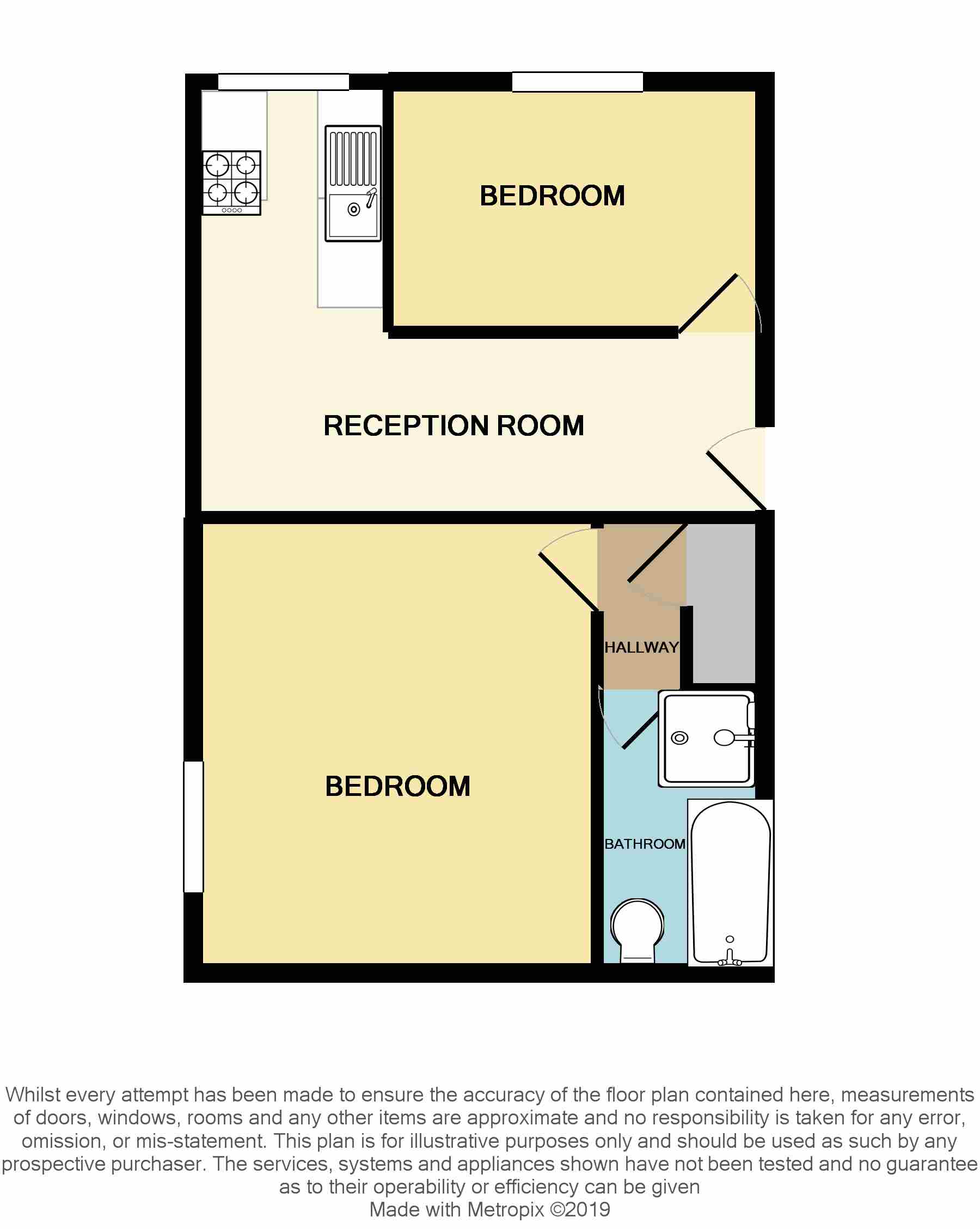 Flat 7 Leawood Court, South Road, Weston-super-Mare floorplan