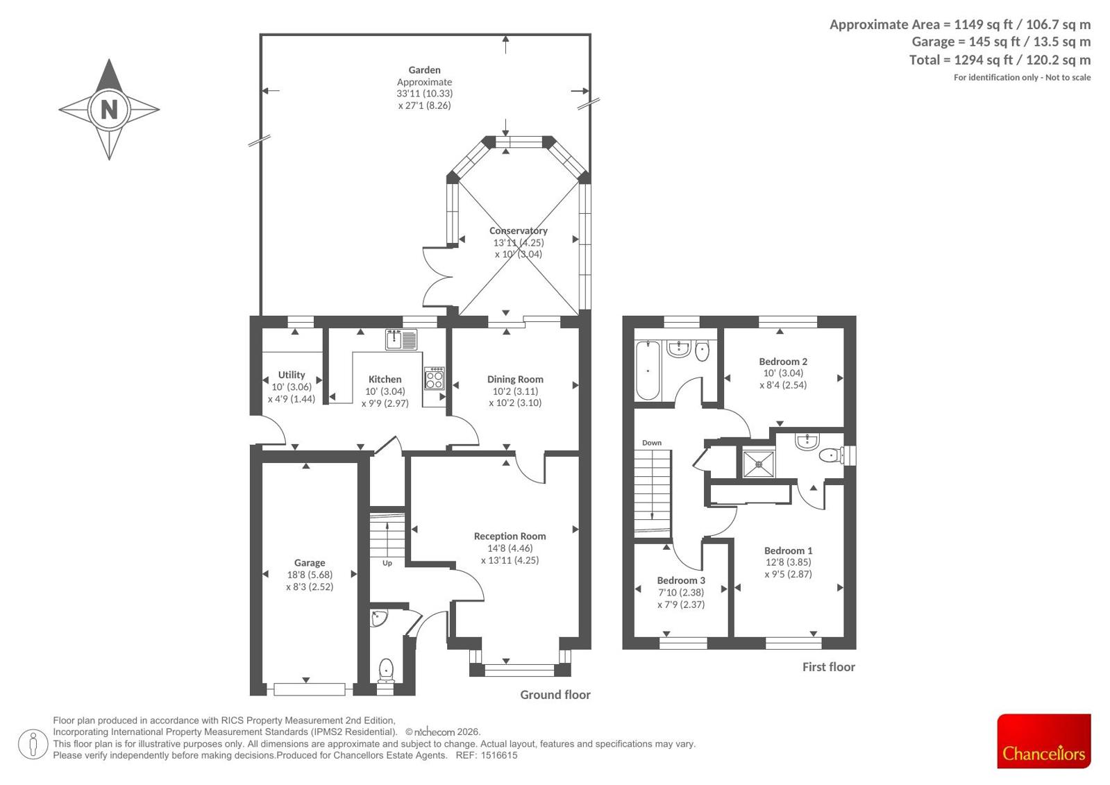 18, Sherbourne Road, Oxfordshire floorplan