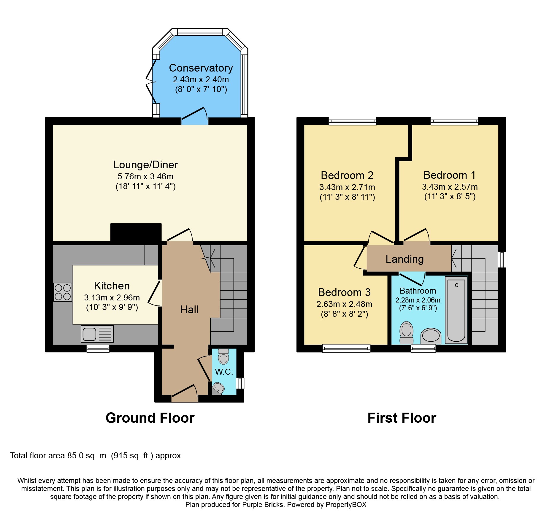 3 Bedrooms Semi-detached house for sale in Upton Close, Colchester CO6