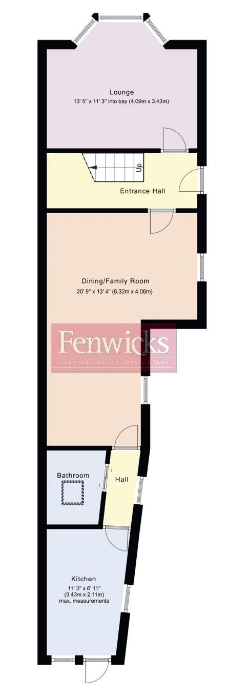 1, Woodstock Road, Gosport floorplan