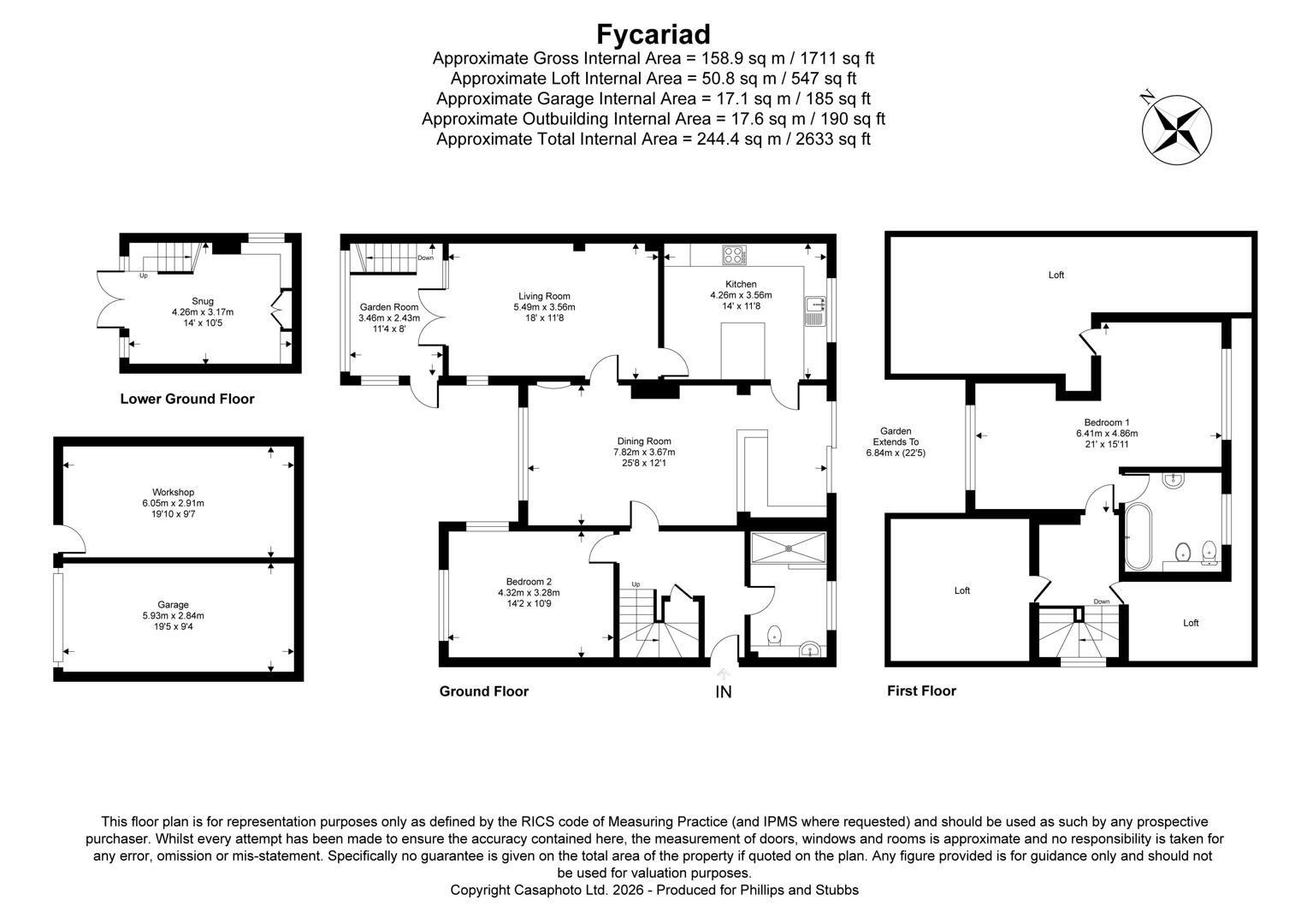 Fycariad, Pett Level Road, Hastings floorplan
