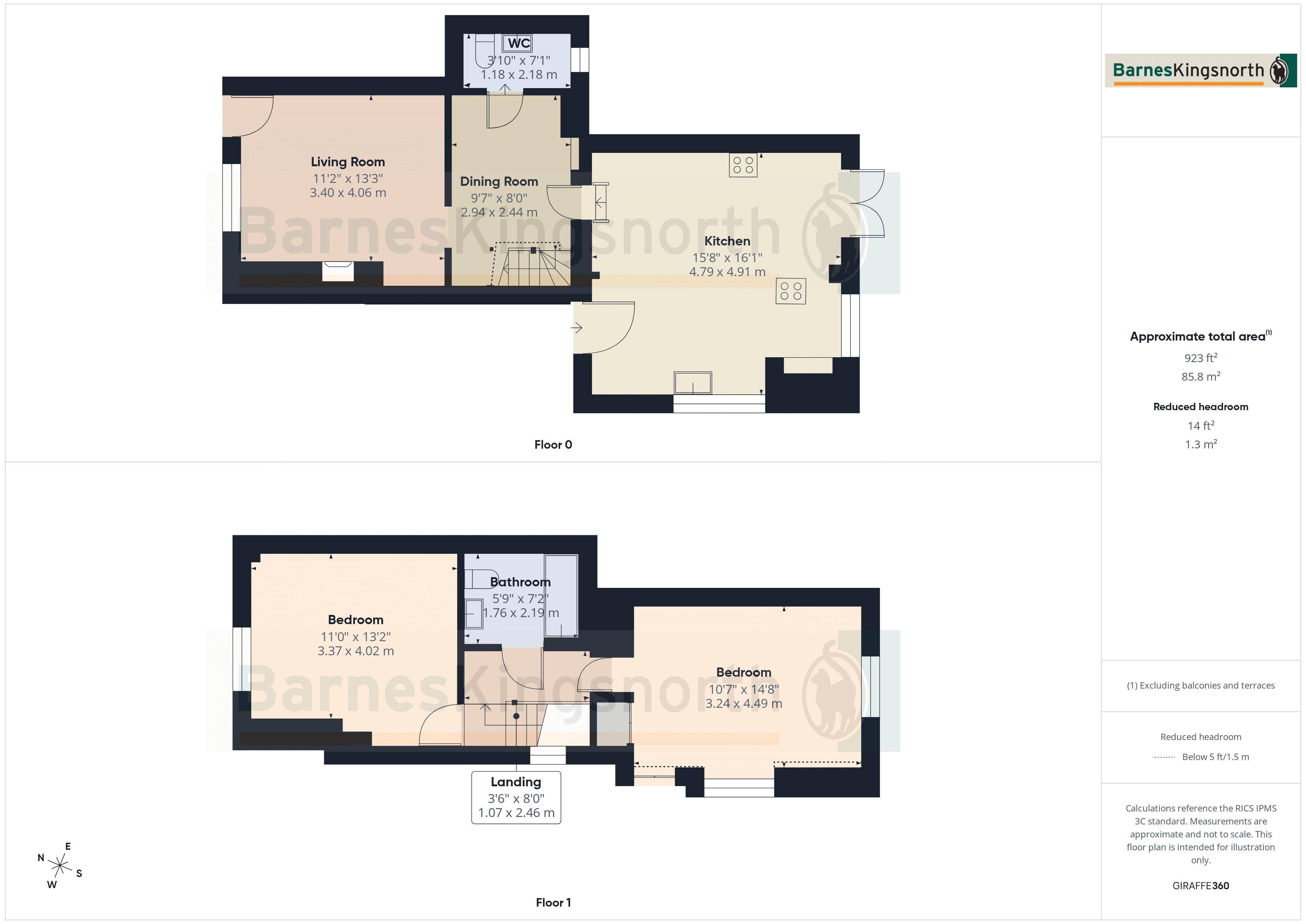 1 Hawkwell Cottages, Maidstone Road, Tunbridge Wells floorplan