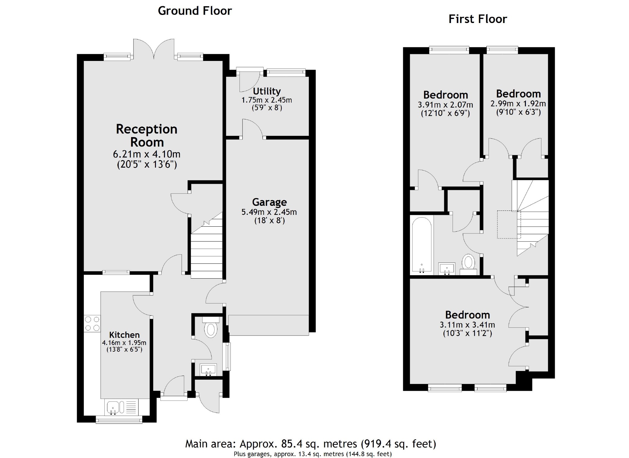 Acacia Road, Hampton TW12, 3 bedroom semidetached house for sale