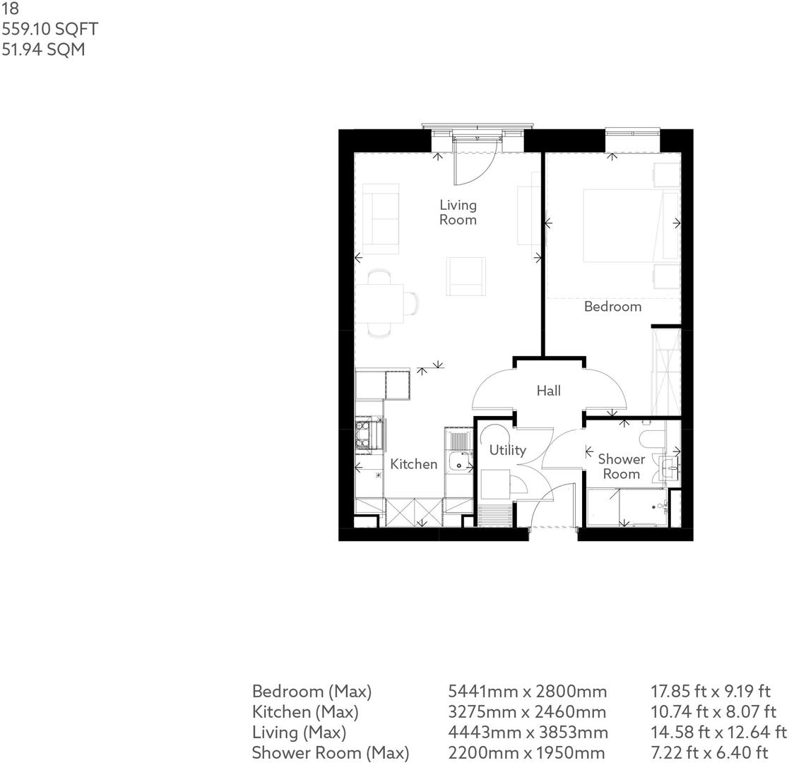 Flora Place, Haslemere Road, Liphook floorplan