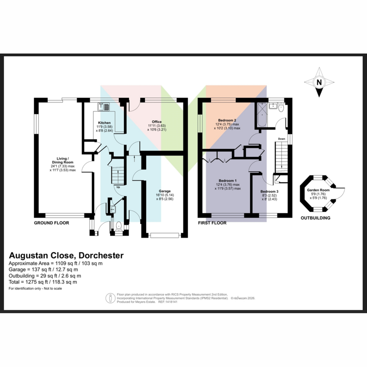 1, Augustan Close, Dorchester floorplan
