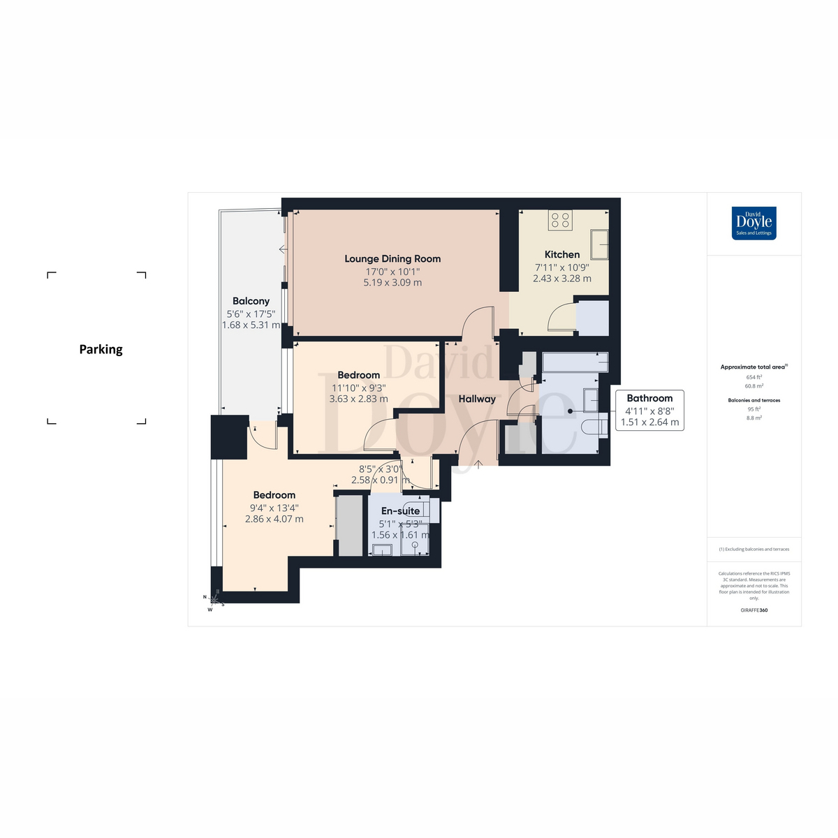 17, KD Tower, Hemel Hempstead floorplan