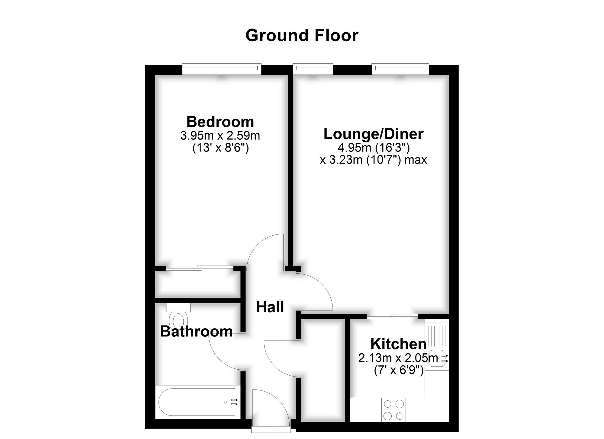 Flat 1, Beaumont Lodge Addington Road, West Wickham floorplan