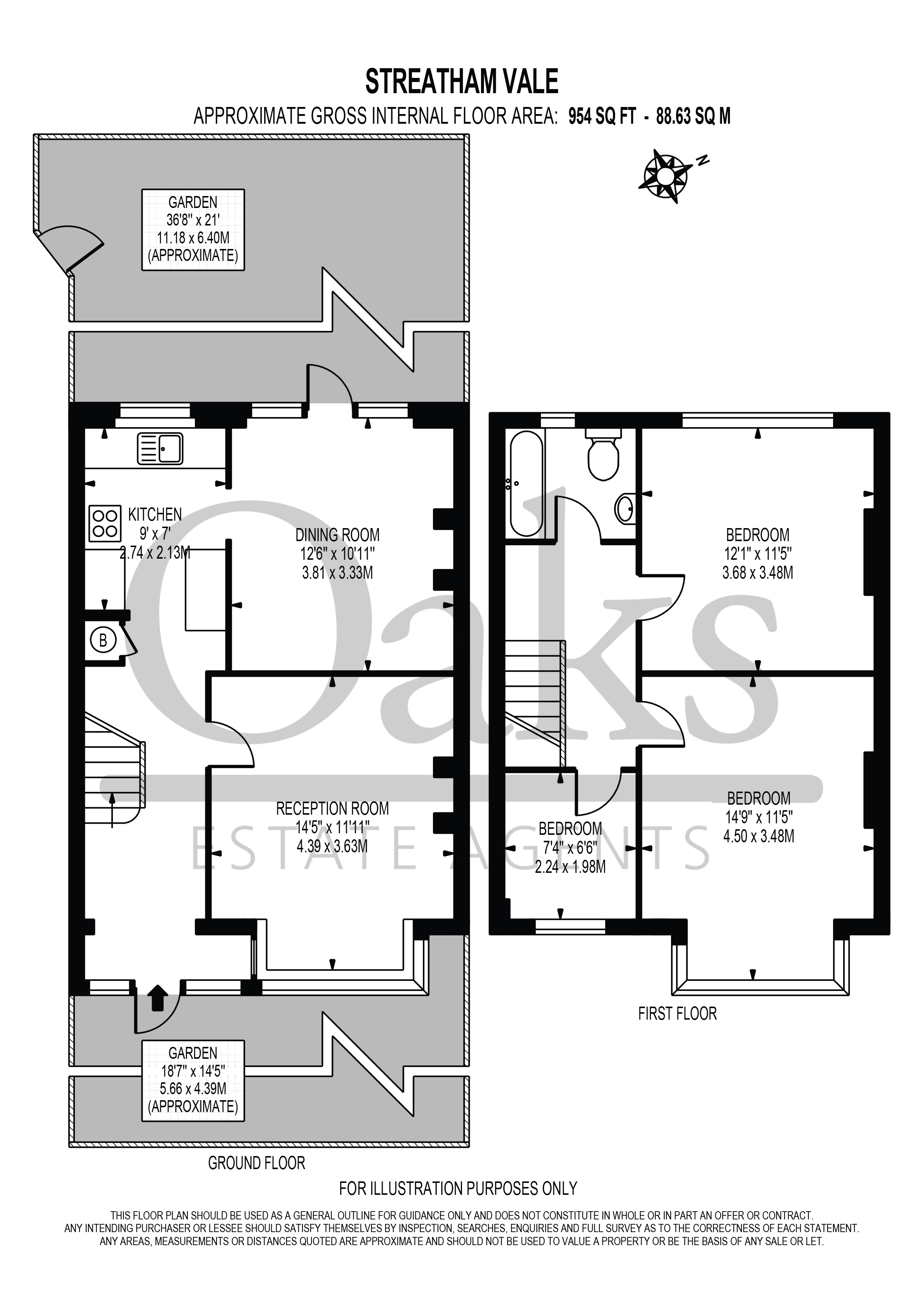 164, Streatham Vale, London floorplan