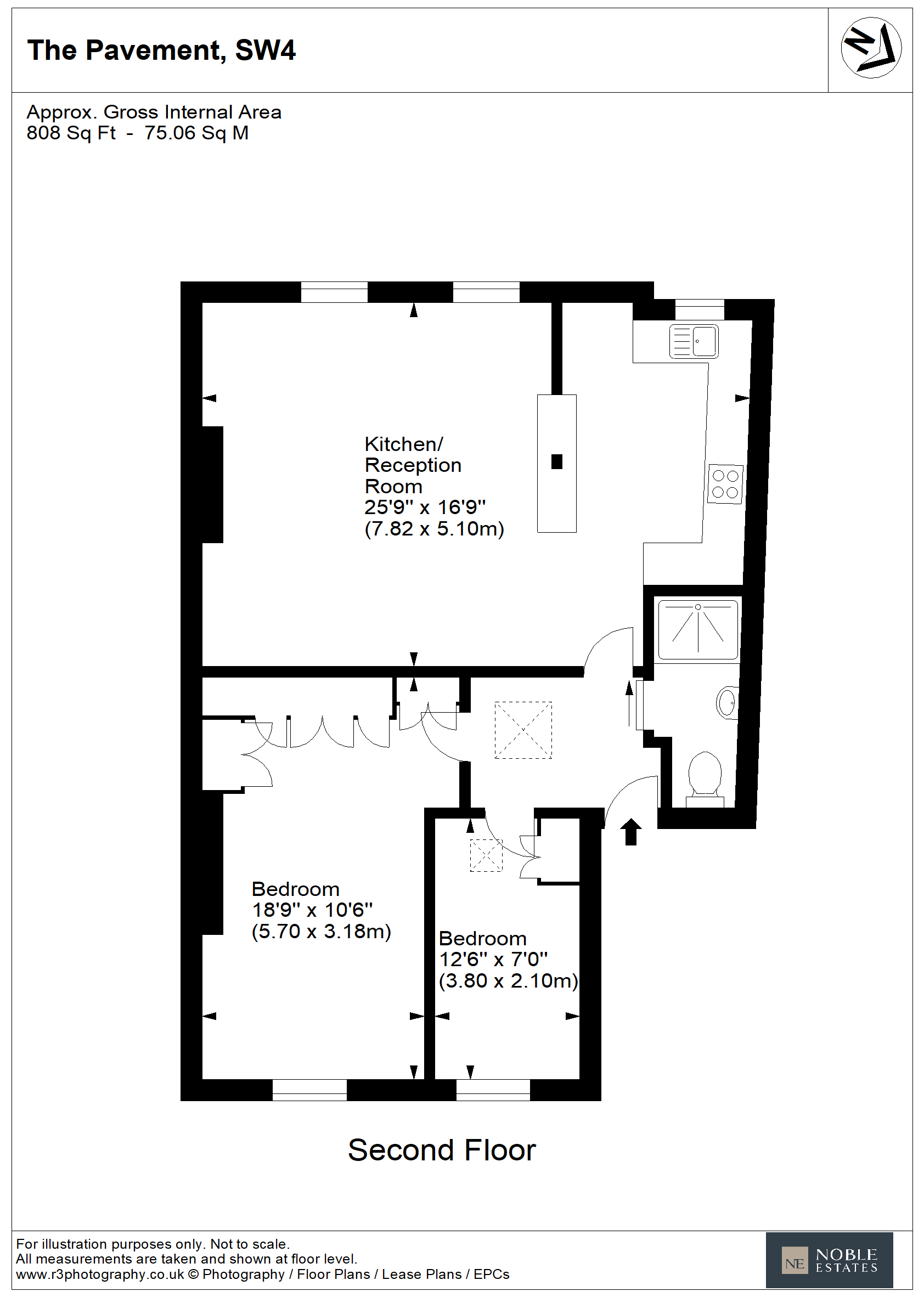 The Pavement, London floorplan