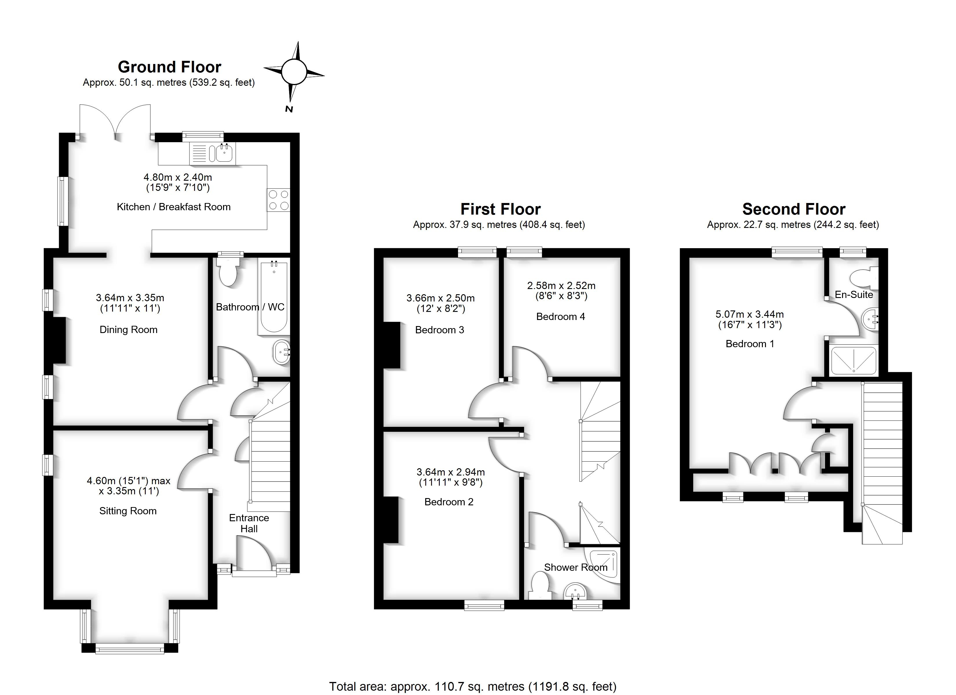 3, Milestone Road, Hertfordshire floorplan
