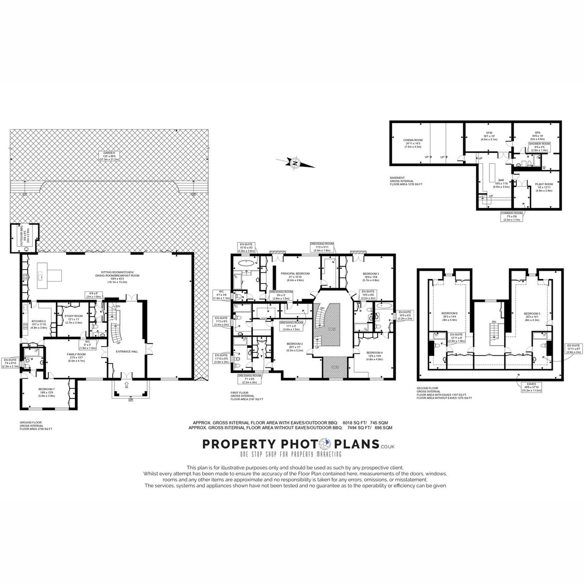 1, Russell Road, Northwood floorplan