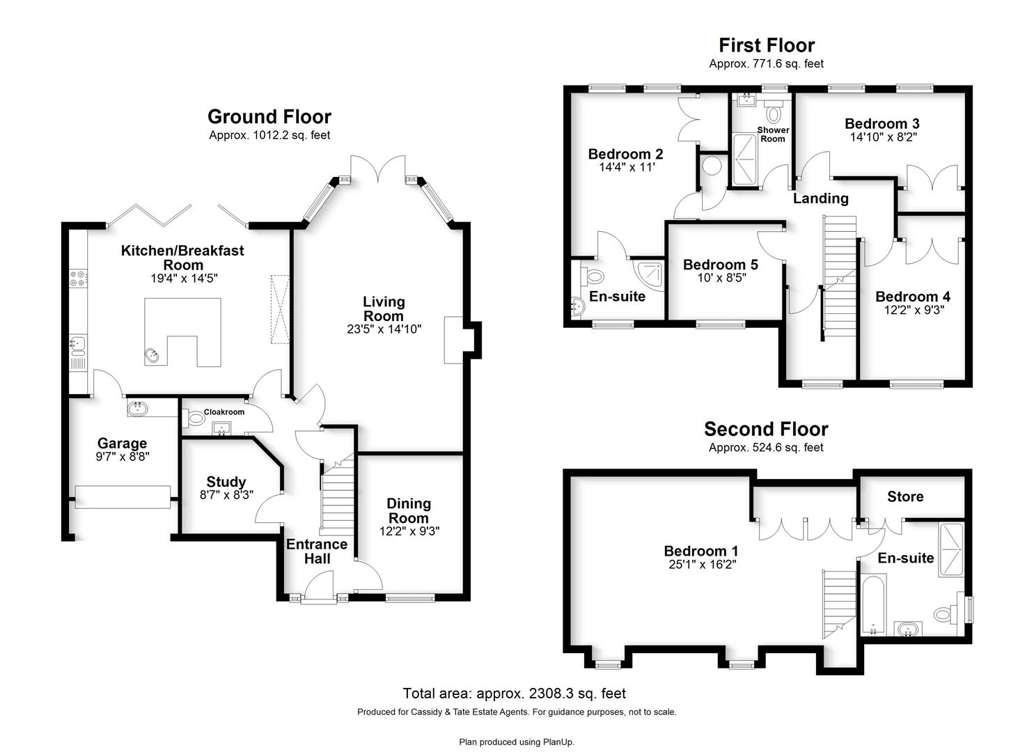 4, Hilltop Walk, Harpenden floorplan