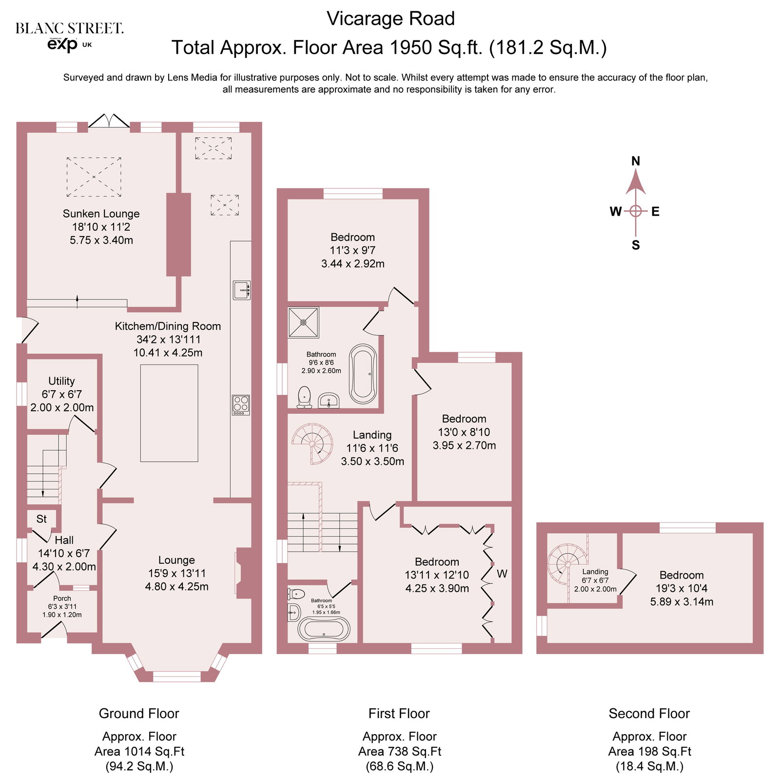 16, Vicarage Road, Poulton-le-fylde floorplan