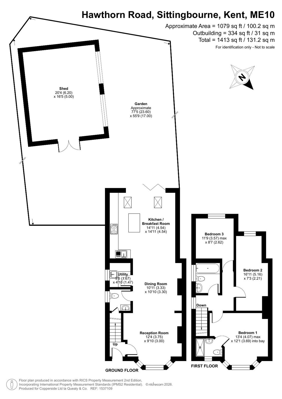 Hawthorn Road, Kent floorplan