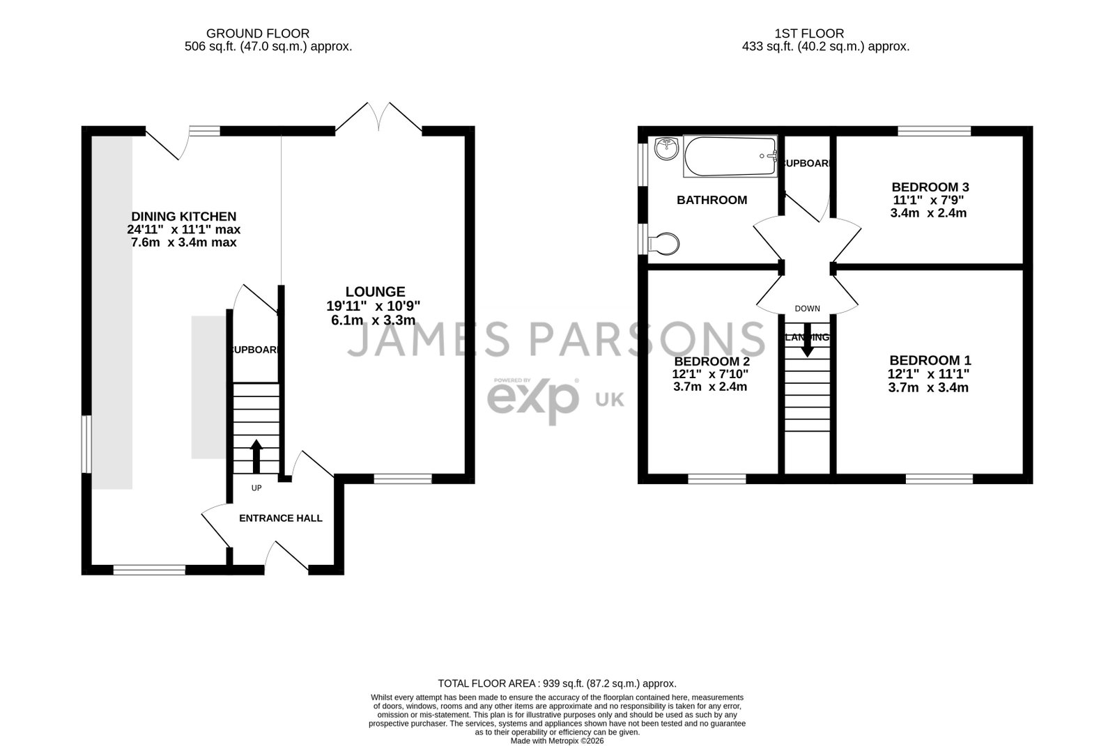 Farmside Lane, Biddulph Moor floorplan