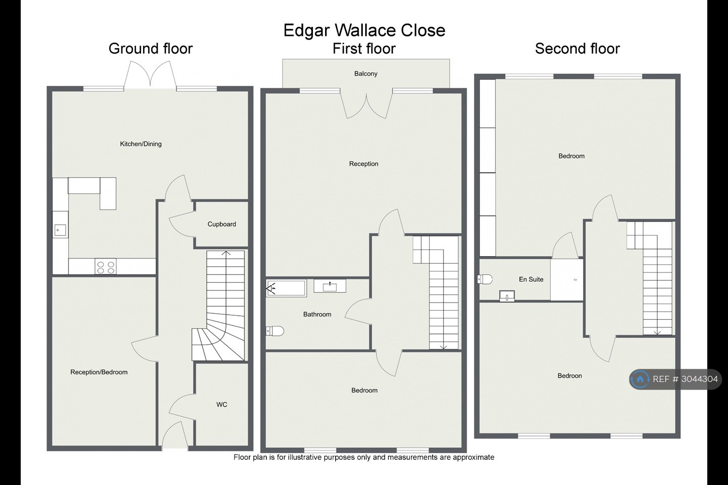 Edgar Wallace Close, London floorplan