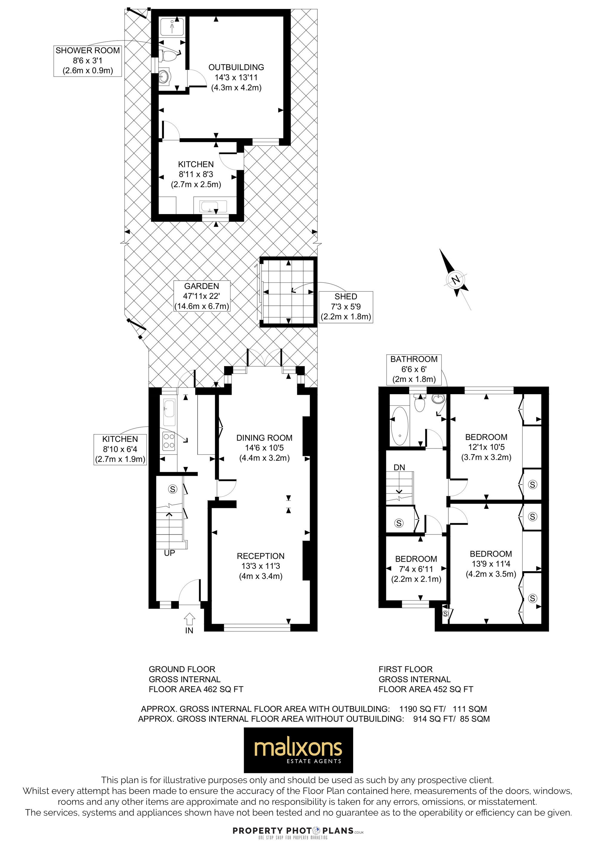 37 Vale Road, Mitcham floorplan