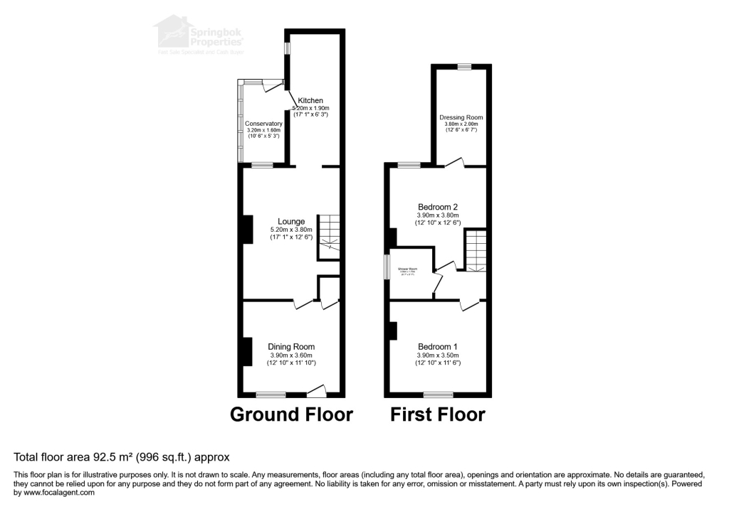 84, Welbeck Street, Worksop floorplan