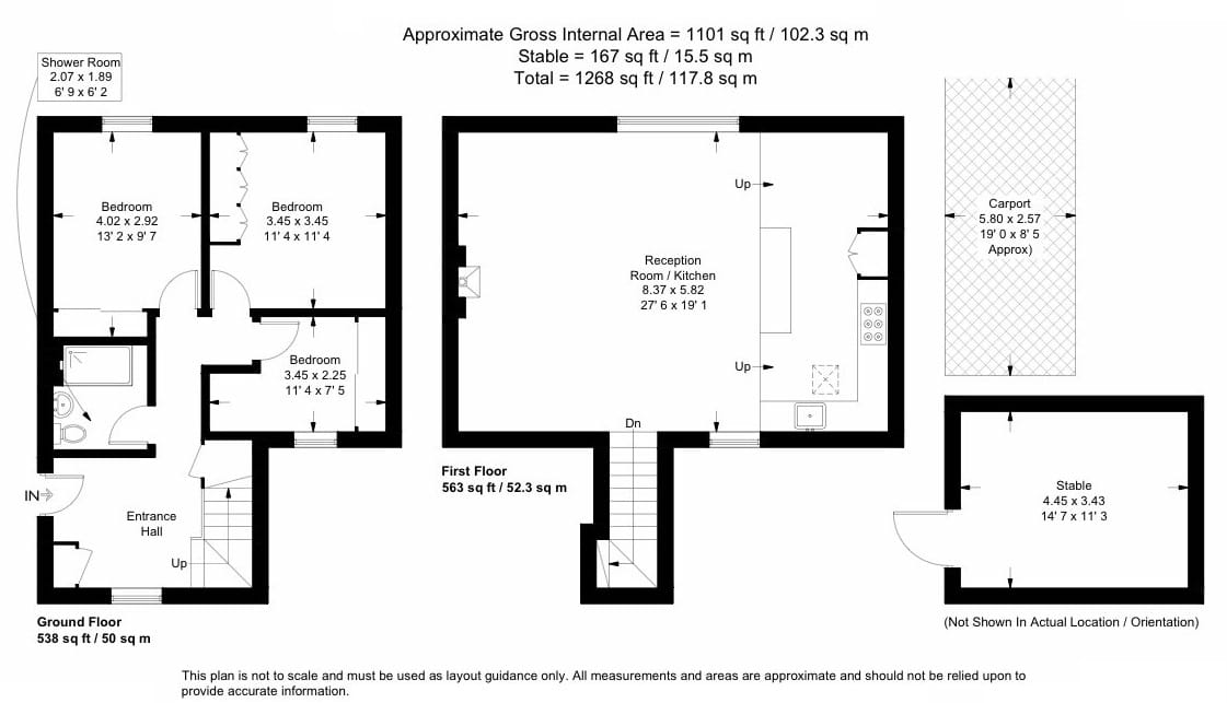 3 Howe Green Moat Barns, Howe Green, Bishop's Stortford floorplan