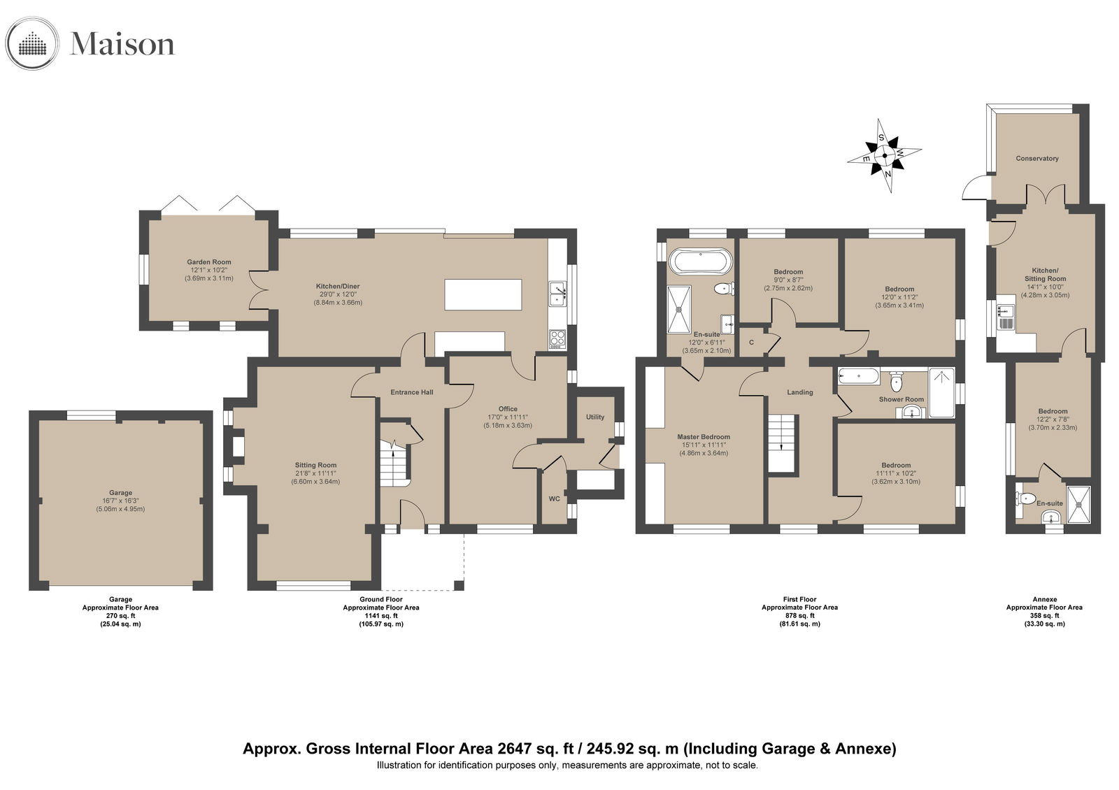 2, Downsview Road, Sevenoaks floorplan