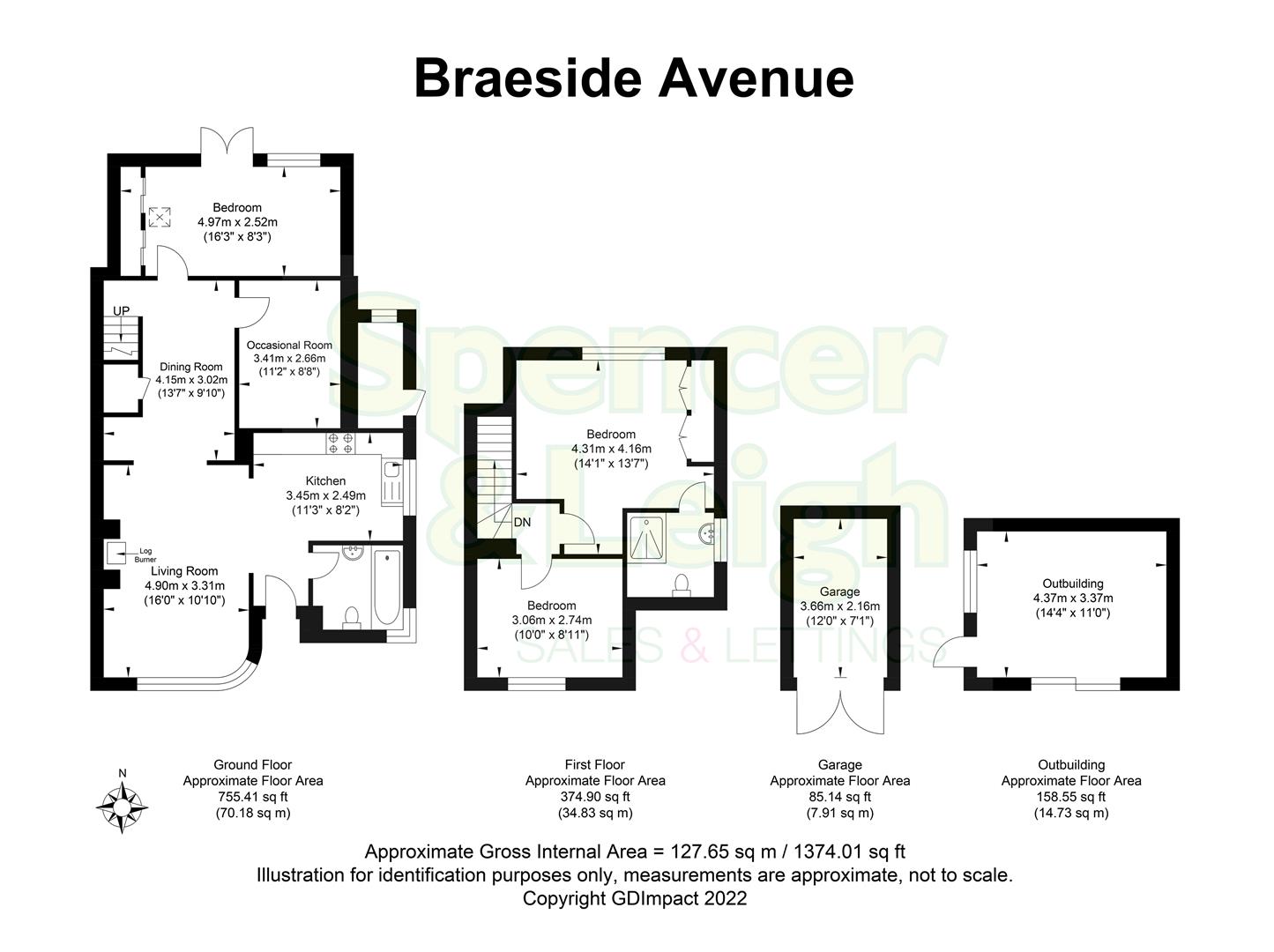 Braeside Avenue, Brighton BN1, 3 bedroom semidetached bungalow for