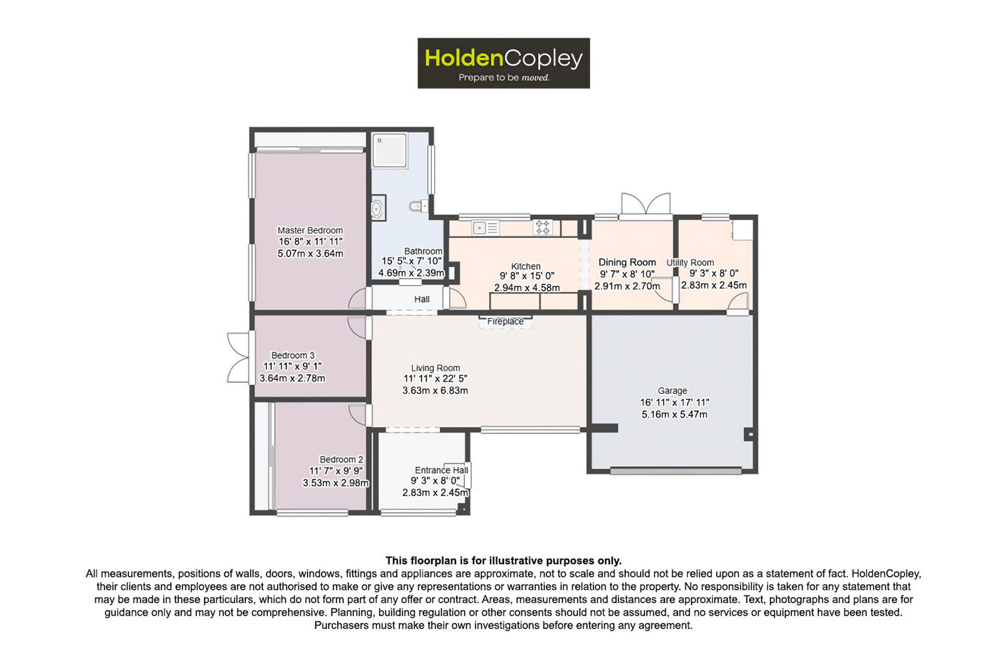 128 Brownlow Drive, Nottingham floorplan