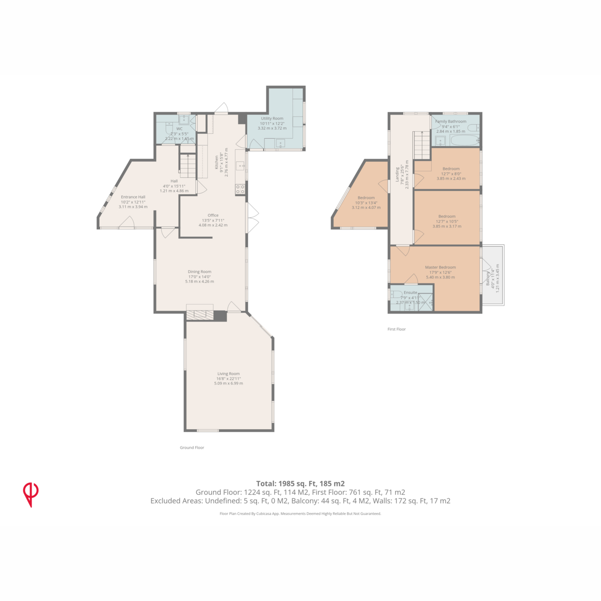 64, Hartle Lane, Belbroughton floorplan