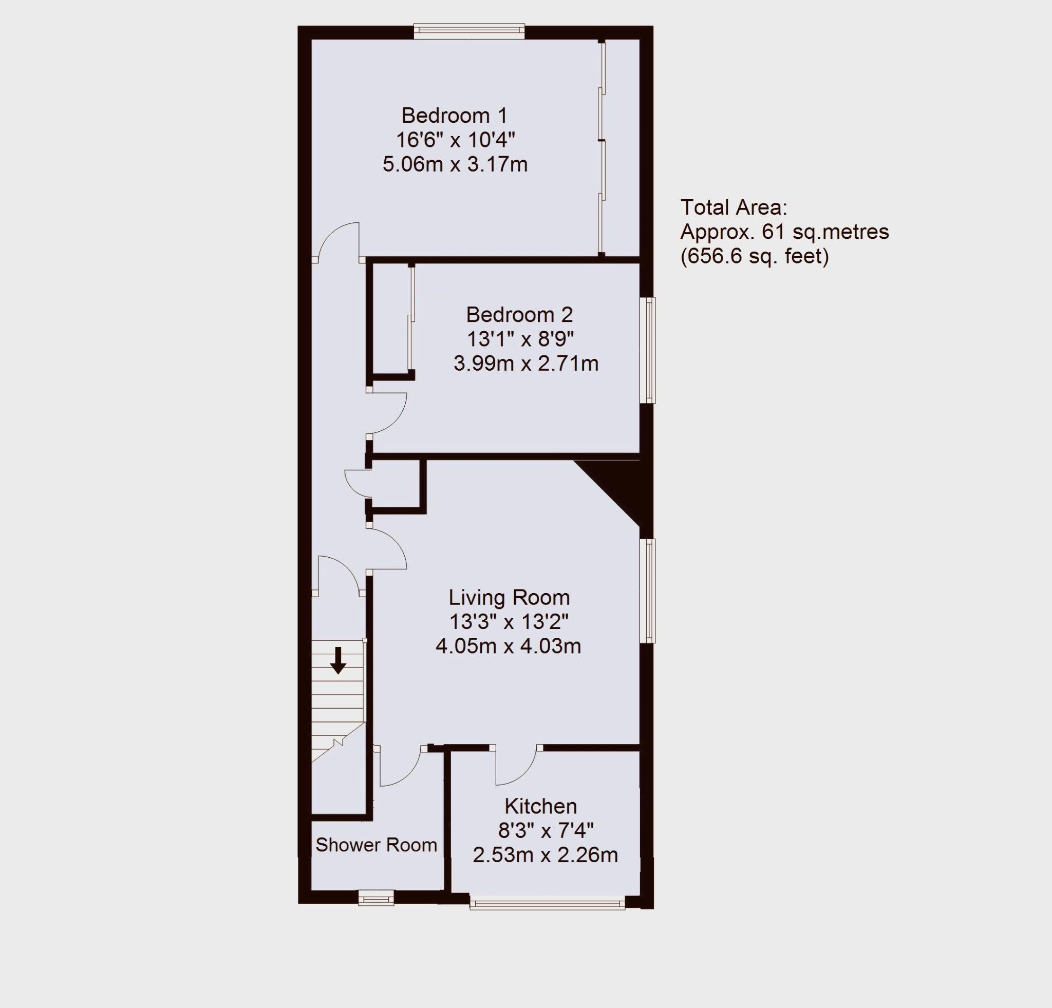 2 Bedrooms Flat for sale in Bradbourne Road, Sevenoaks TN13