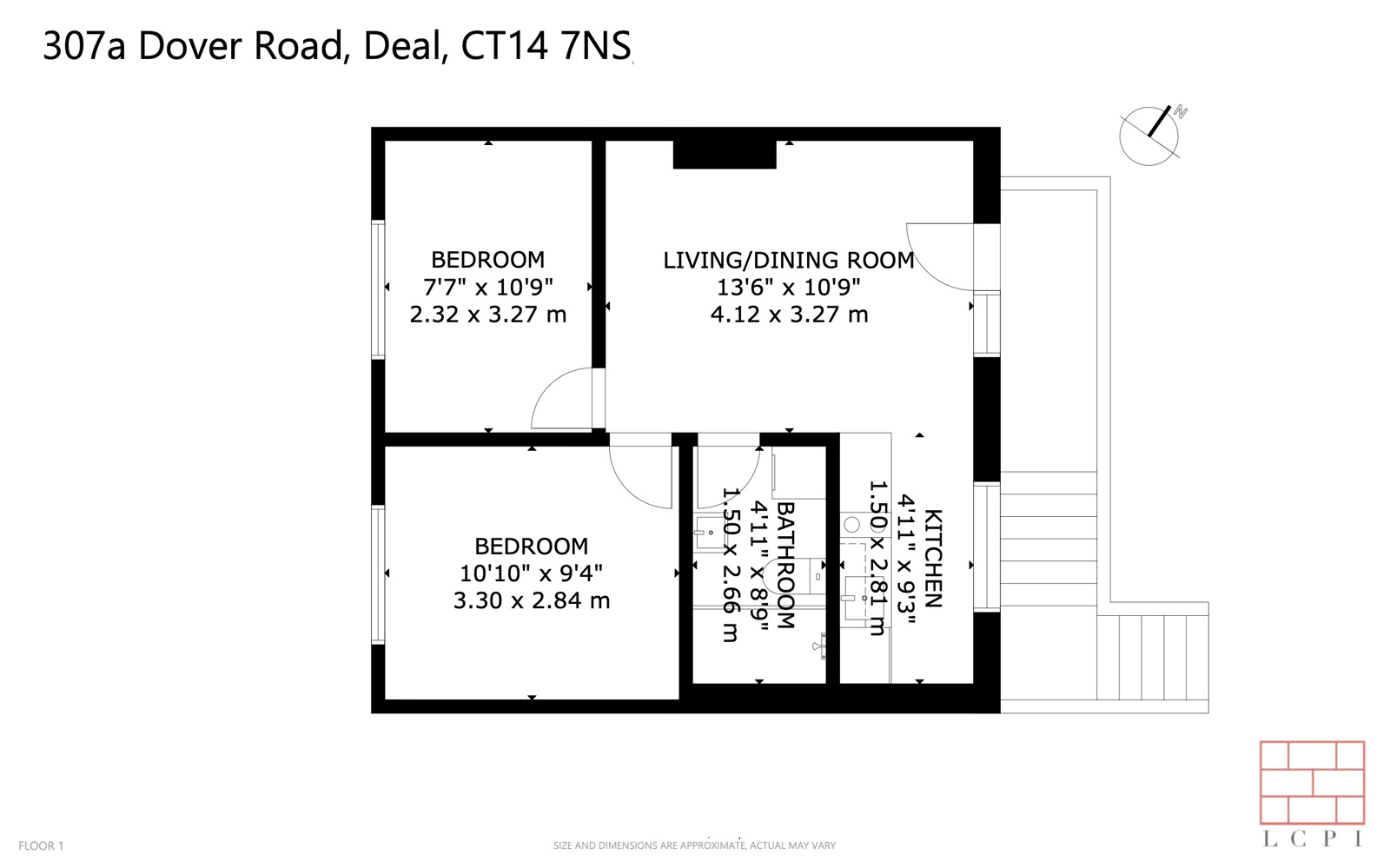 307A, Dover Road, Deal floorplan