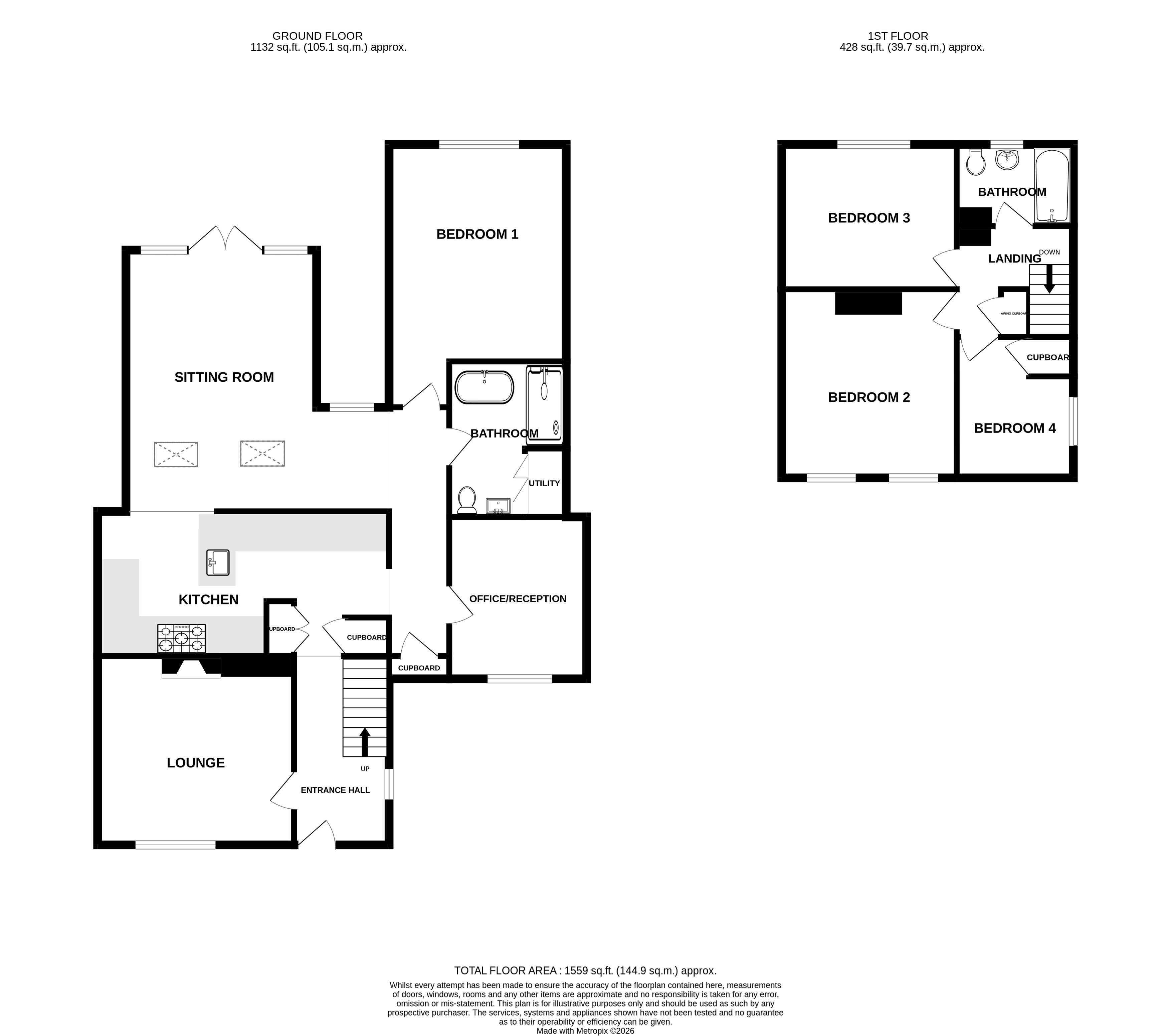 22, Barbrook Lane, Colchester floorplan