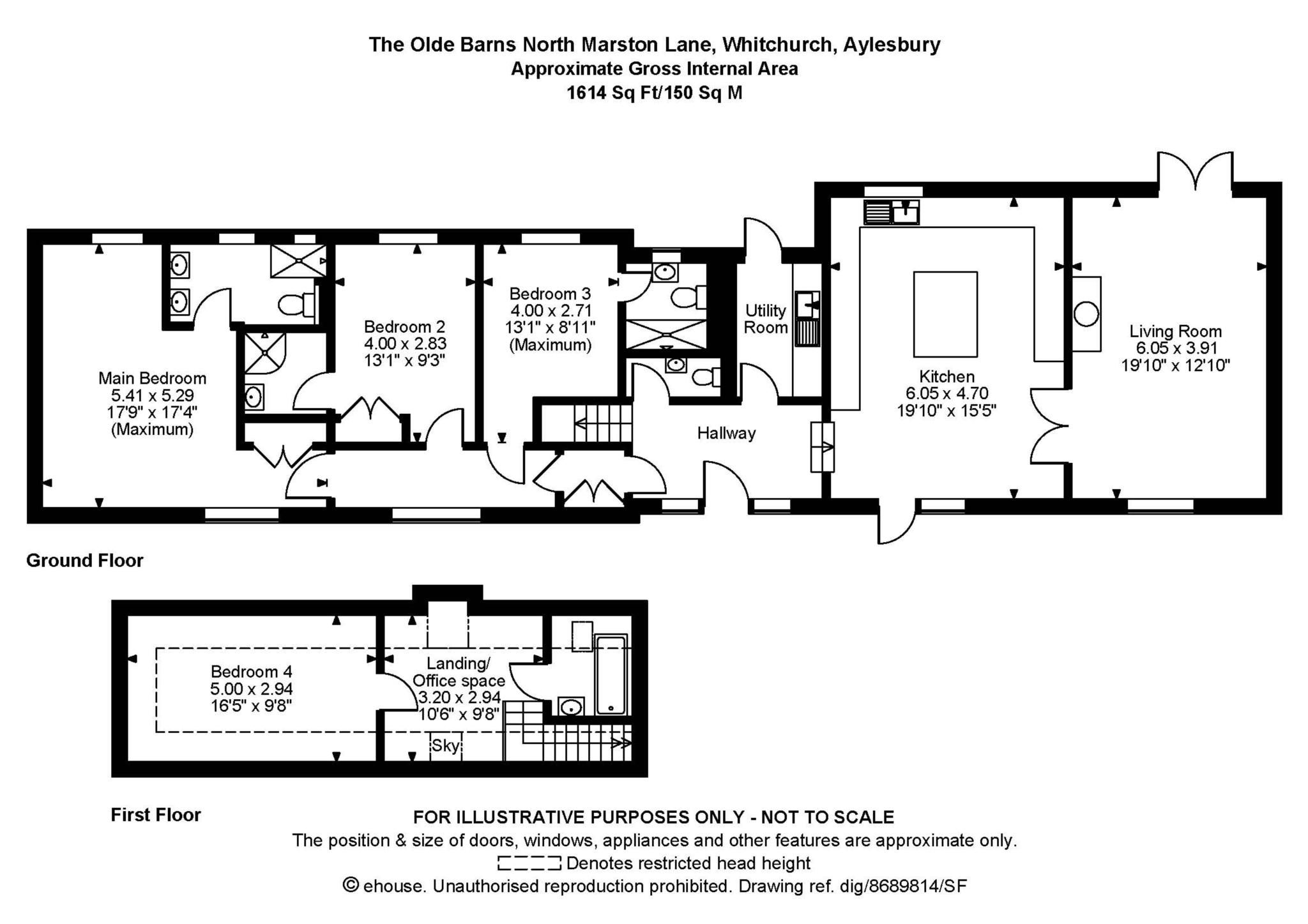 The Olde Barns, North Marston Lane, Aylesbury floorplan