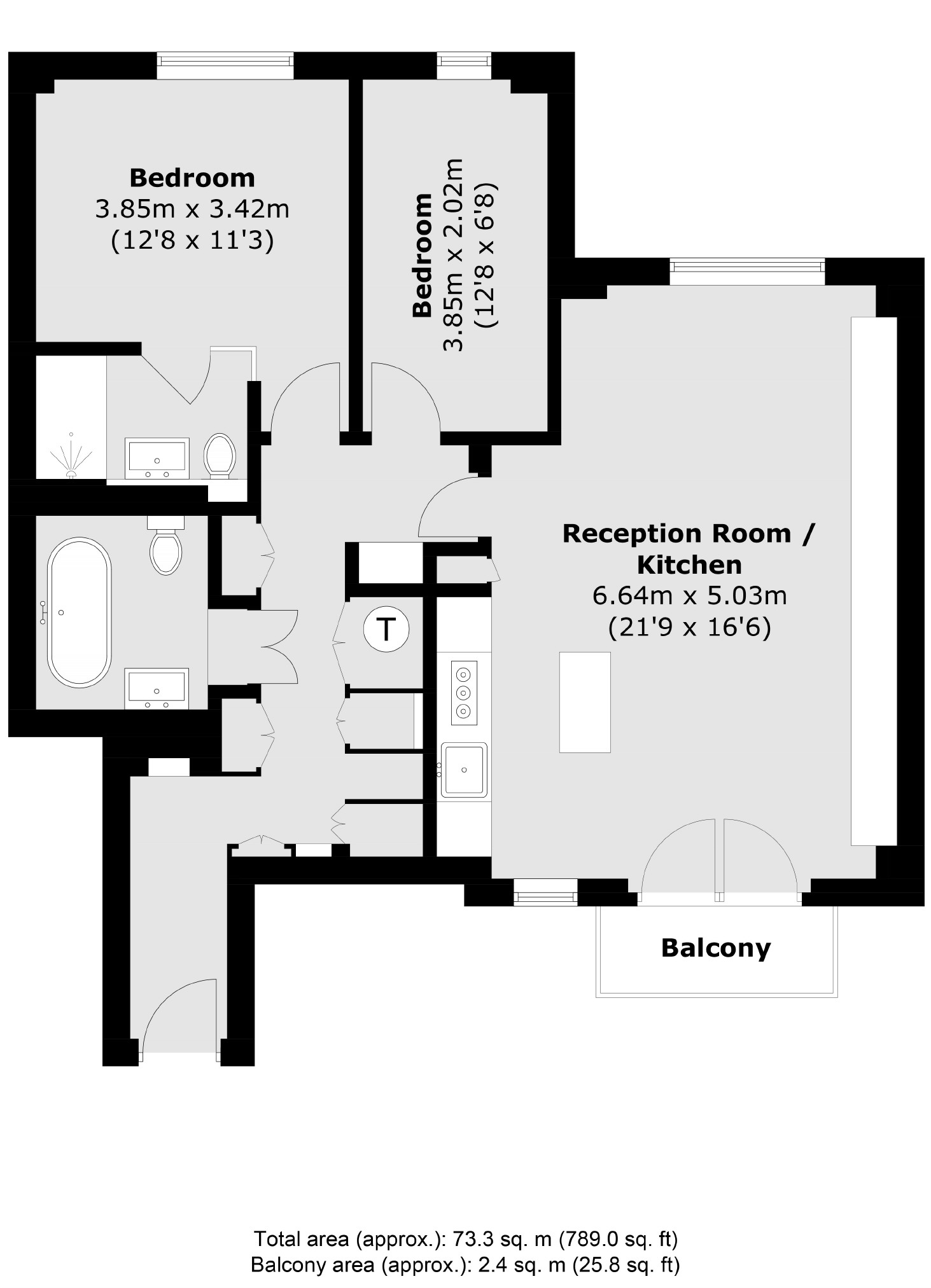 Flat 102, Watermans Quay, William Morris Way, Fulham floorplan