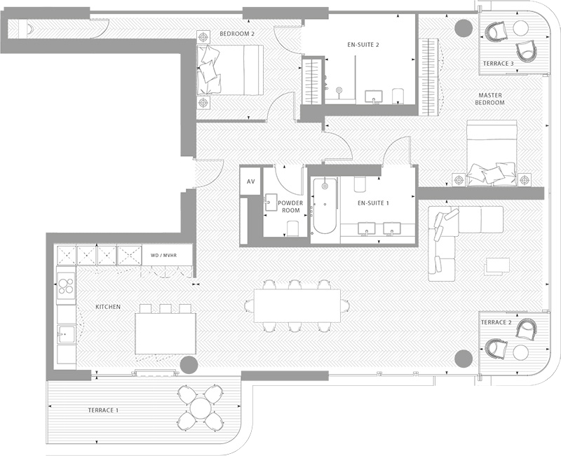 2 Bedrooms Flat for sale in Worship Street, Principal Place EC2A