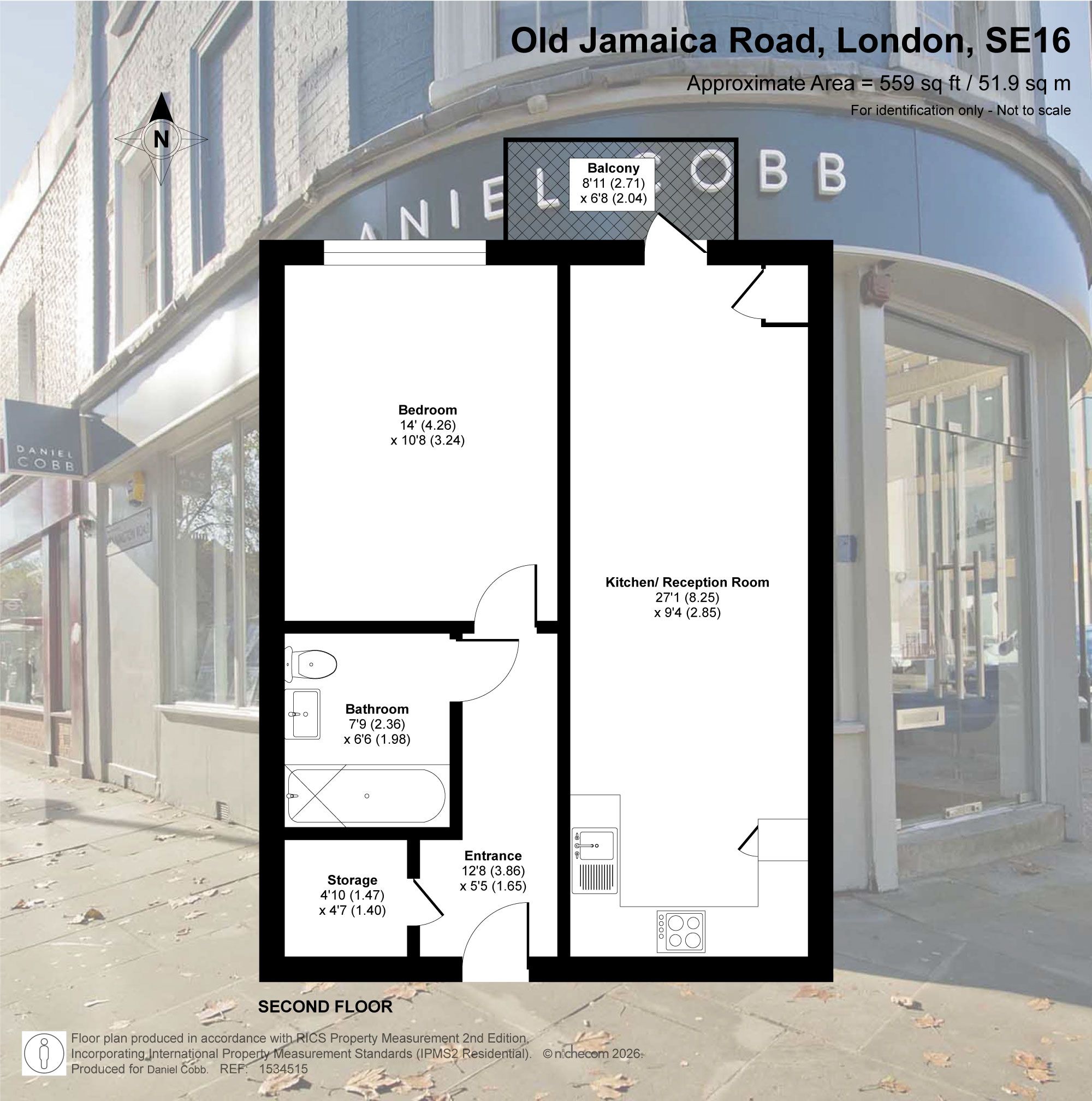 Flat 24, Queens Court, London floorplan